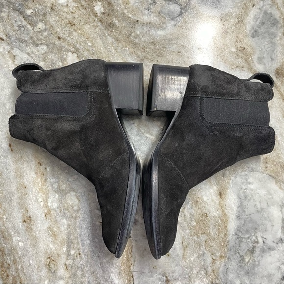 Rag & Bone Black Suede Heeled Chelsea Boots Women’s EU 38 - Picture 5 of 11